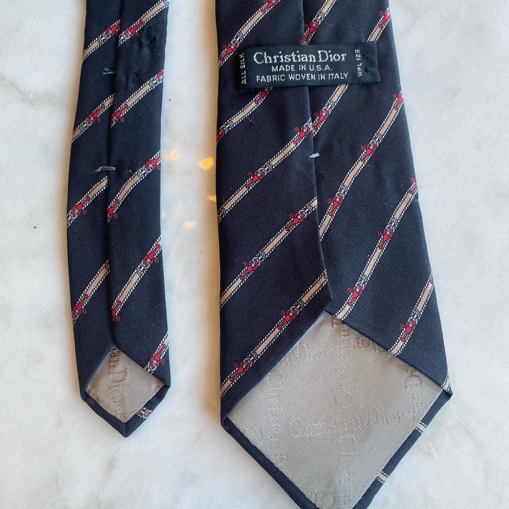 100% pure silk Christian Dior tie - Picture 2 of 3